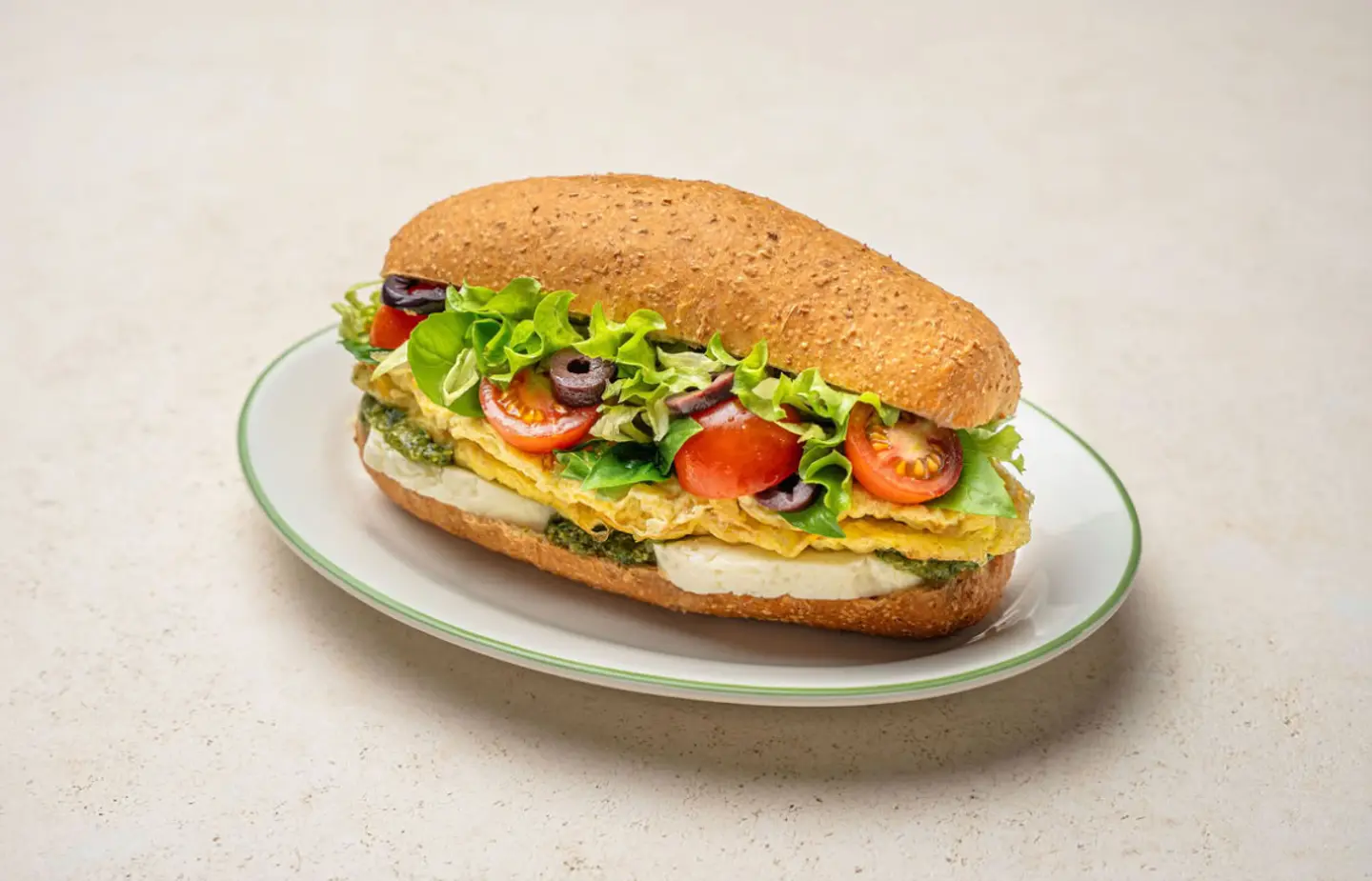 Halloumi And Egg Sandwich
