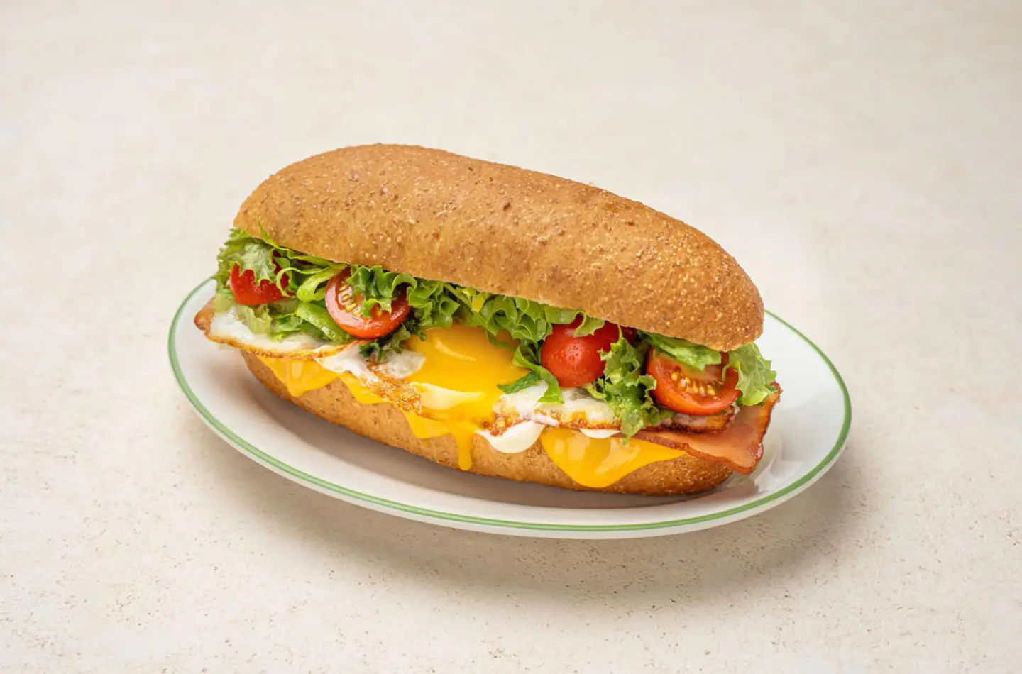 Crack A Lackin Omelette Sandwich