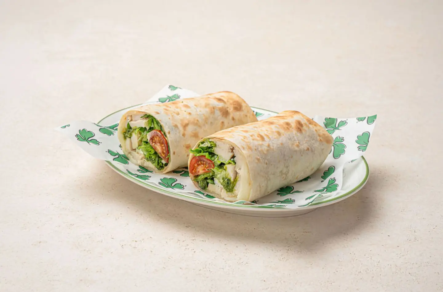 Pesto Chicken Mozzarella 8 Inch Wrap