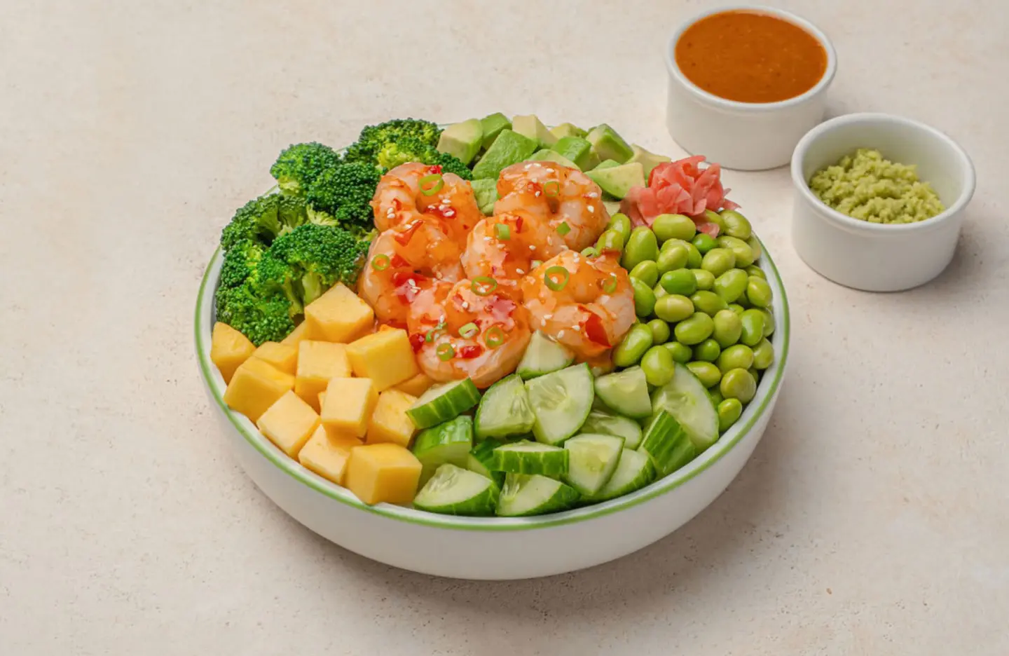 California Coast Shrimp Poke