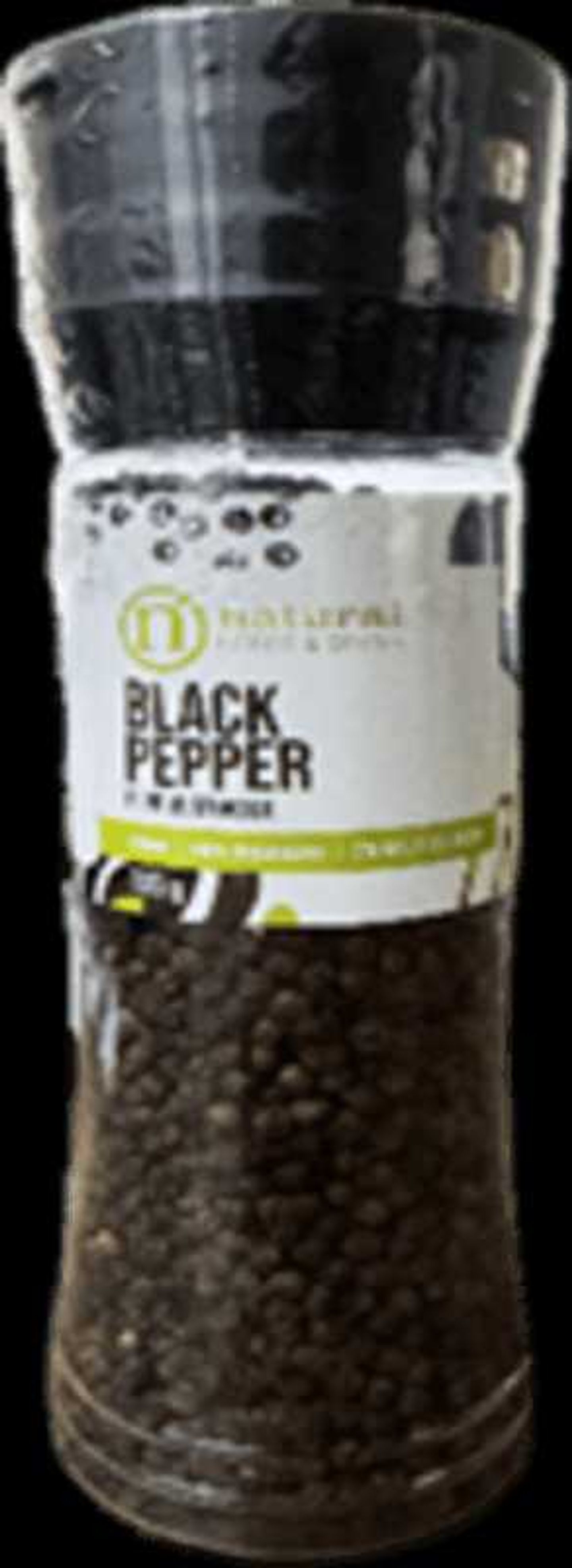 Natural Whole Black Pepper 155 Gr