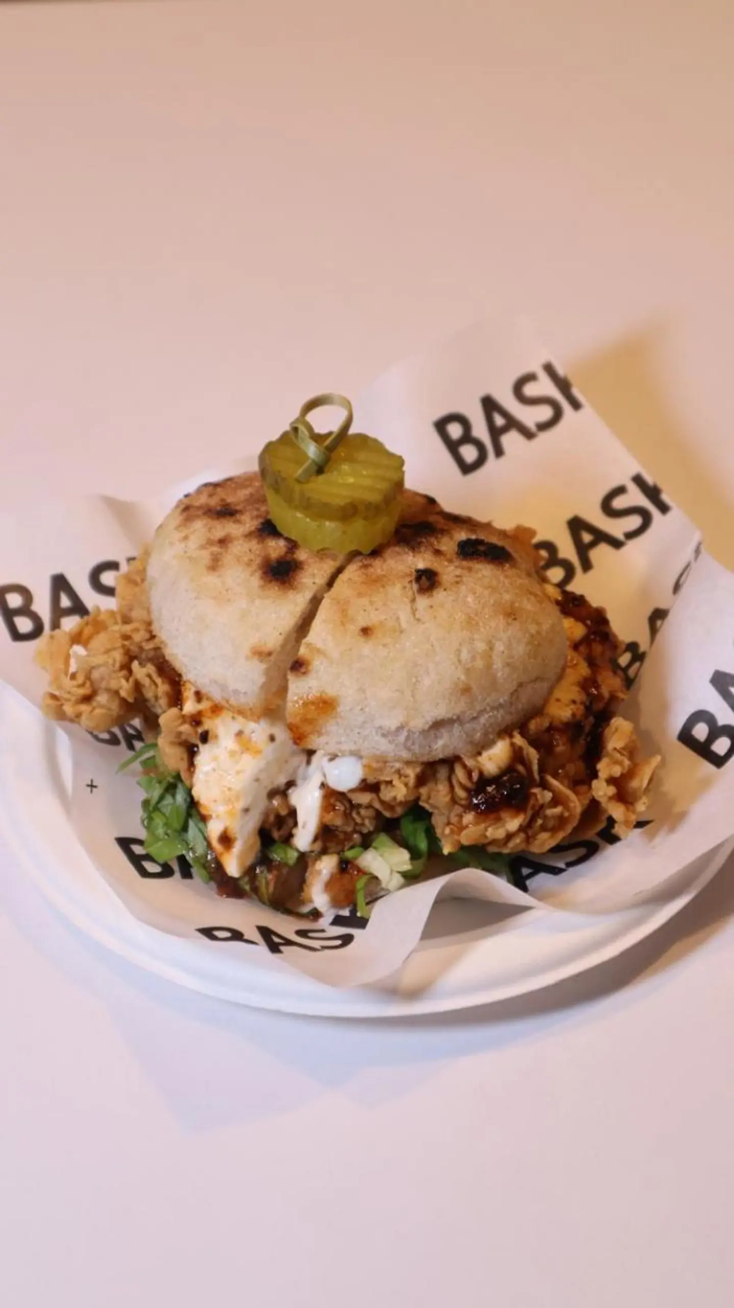 Sourdough Truffle Chicken Burger