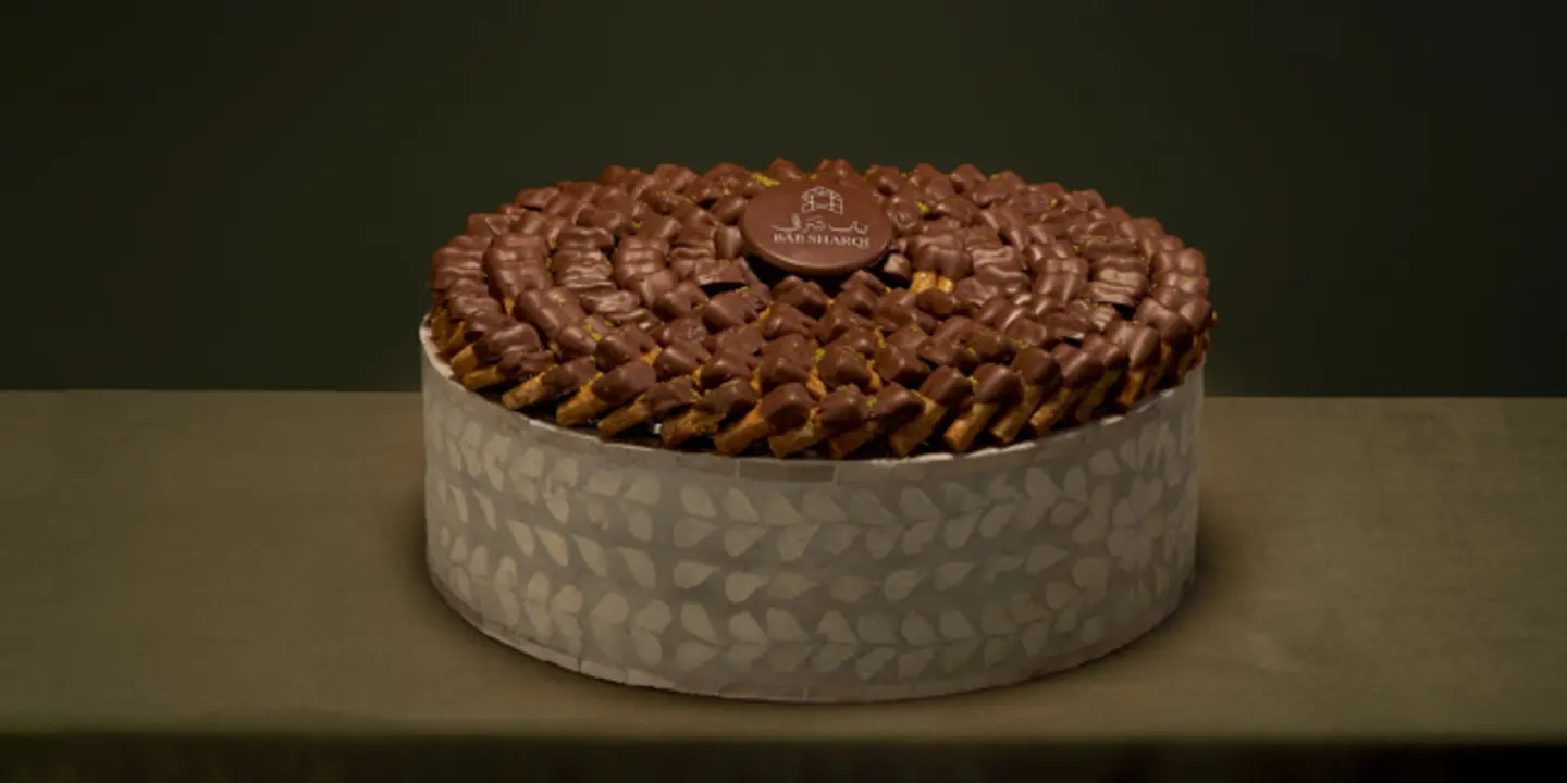 صينية أصابع البقلاوة بالكاجو والشوكولاتة - رصاصي كبير