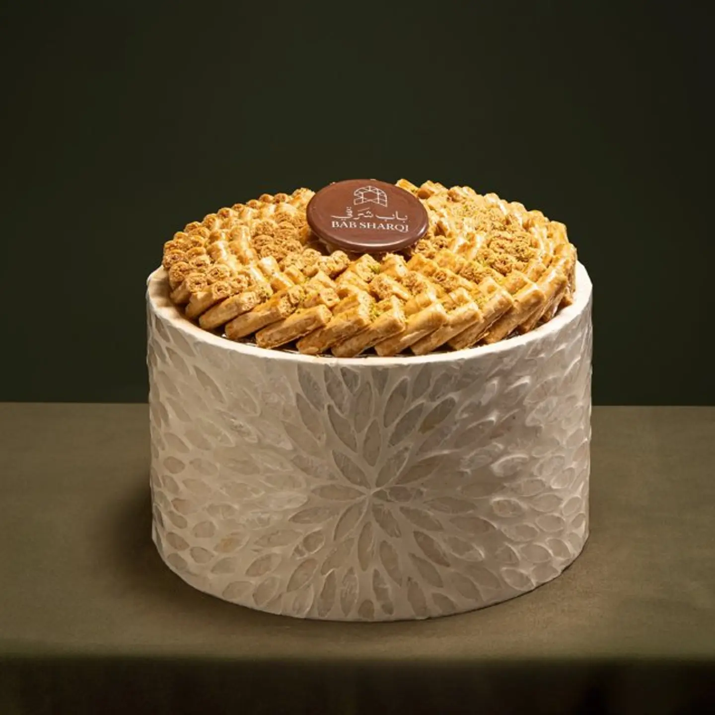 أصابع البقلاوة بالكاجو صغير رصاصي