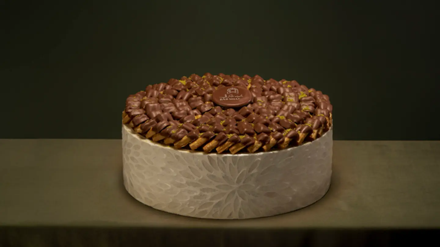 صينية أصابع البقلاوة بالكاجو والشوكولاتة - صدف كبير