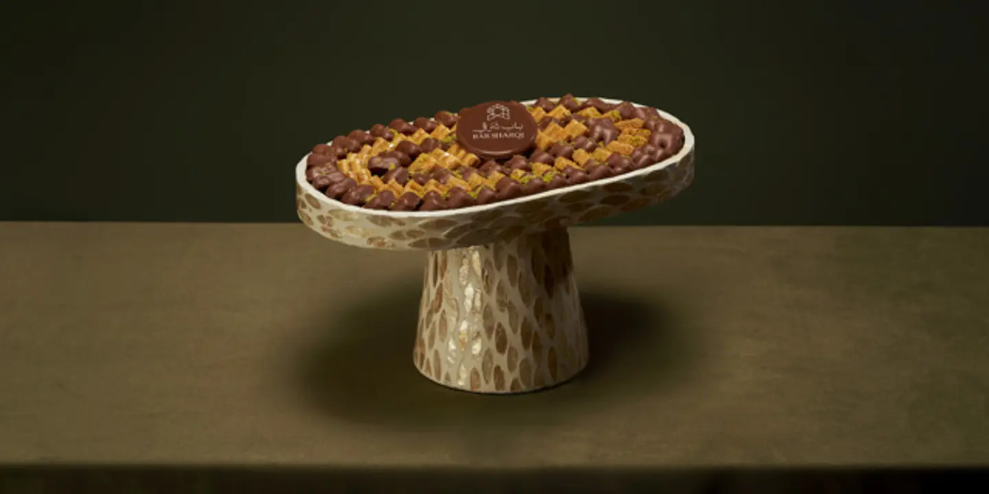 صينية أصابع البقلاوة سادة وشوكولاتة - كبير