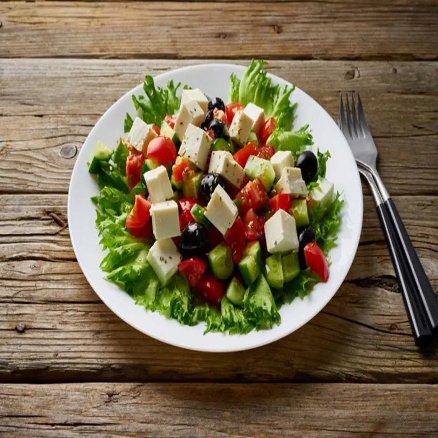 Vegetable Cheese Salad