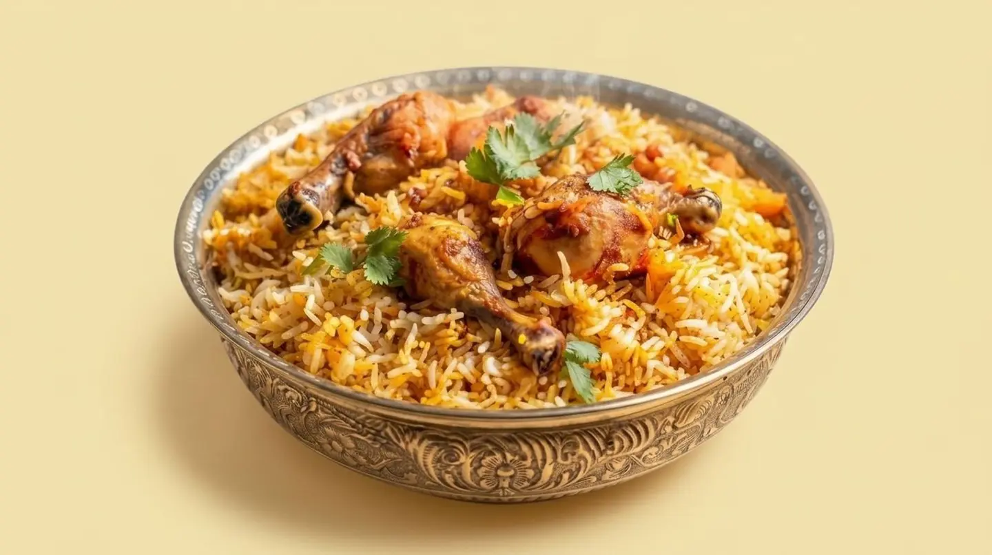 Kashmeri Chicken Biryani