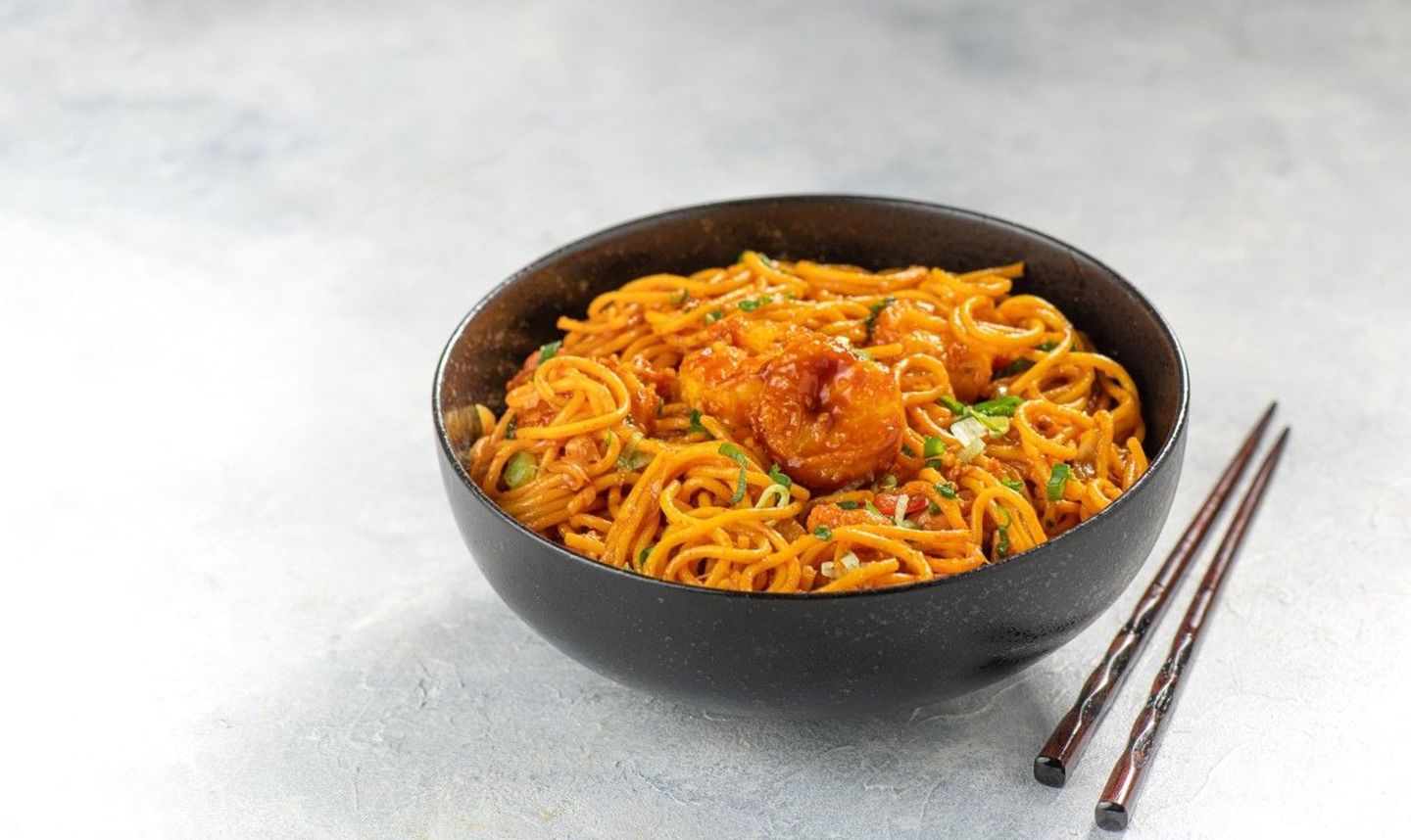 Prawn Schezwan Noodles