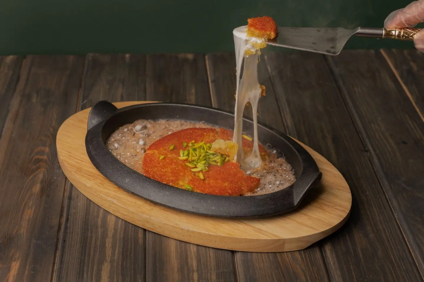 Nabulsi Kunafa Soft Cheese Plate