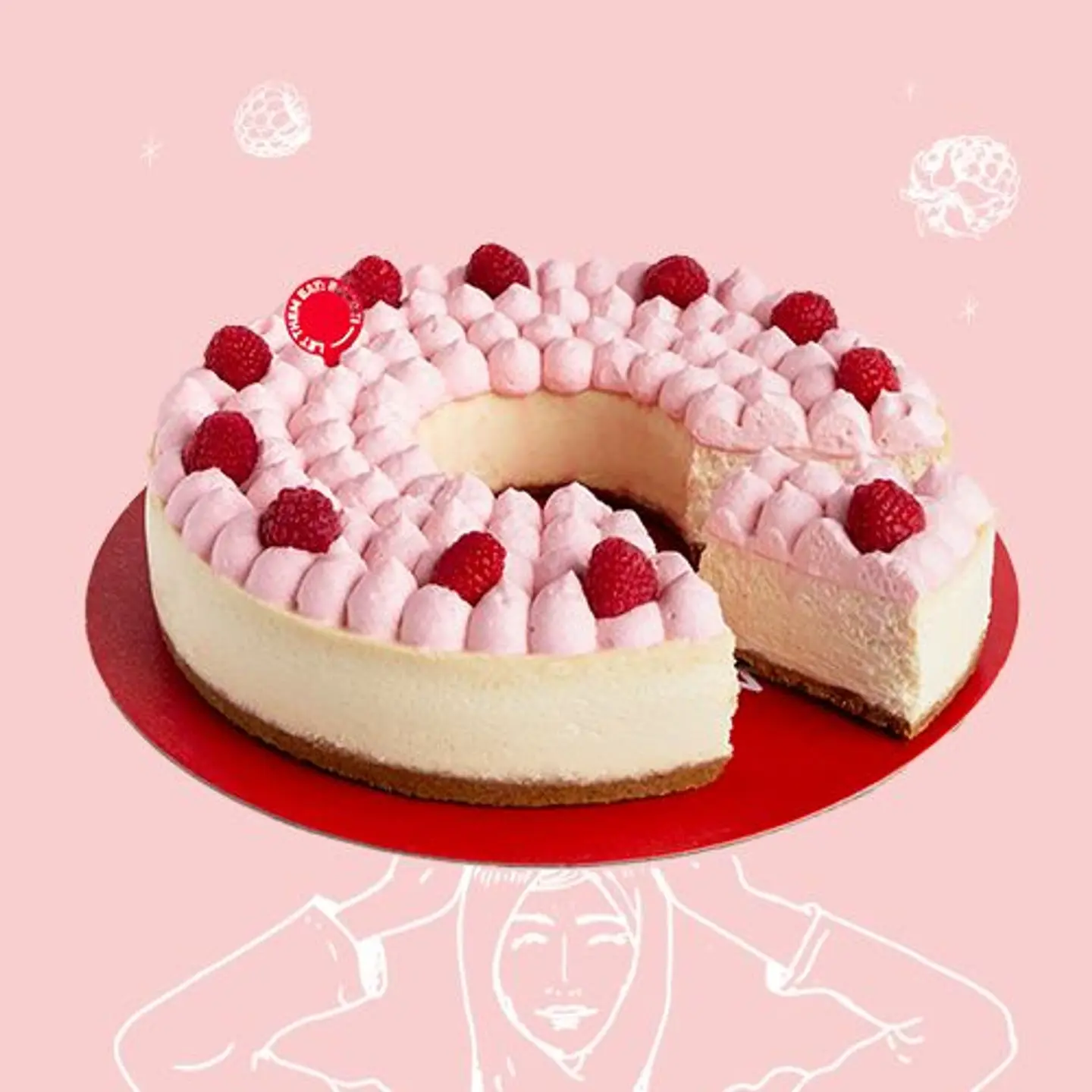 Rapberry Lovers Cheesecake