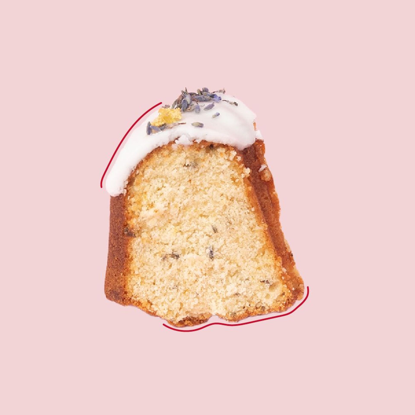Sunshine Lavender Slice
