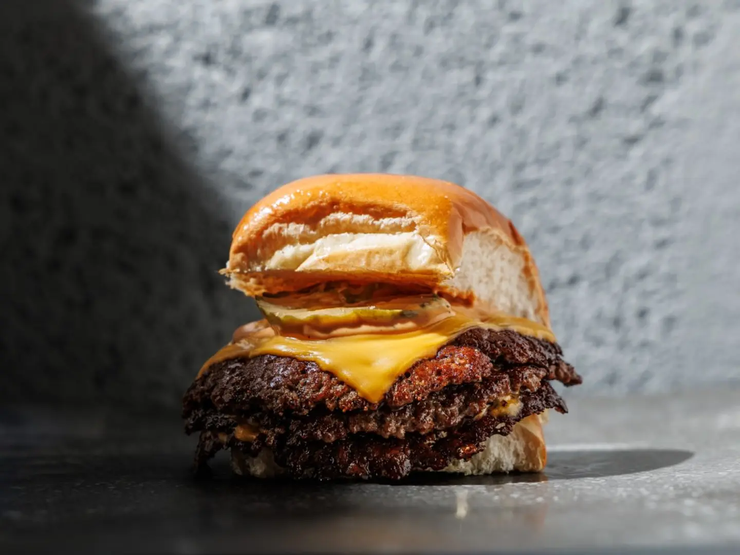Triple Smashed In A Bun