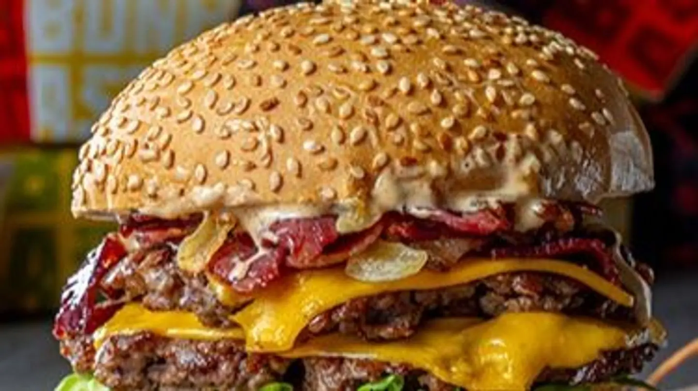 تربل بيكون برجر