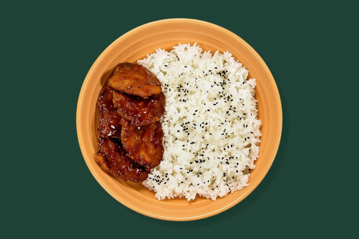 Korean Chicken With Rice