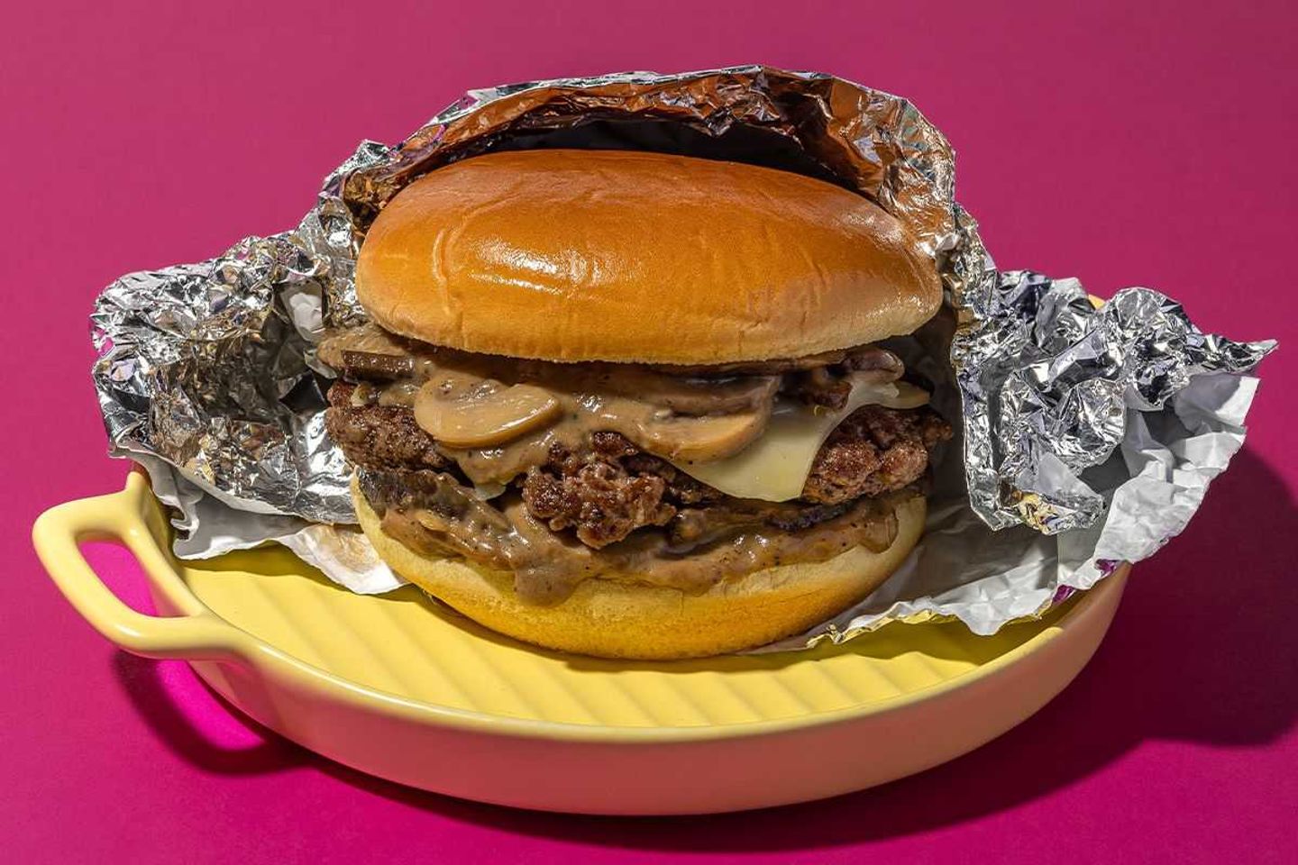 Swiss Mushroom Burger