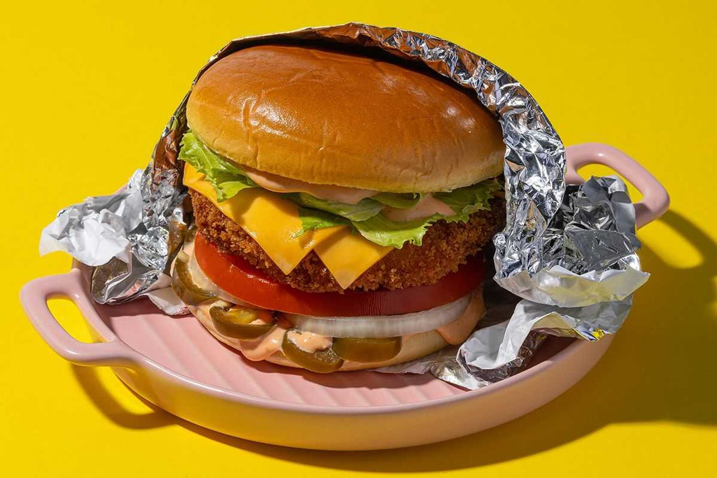 Spicy Fried Chicken Burger