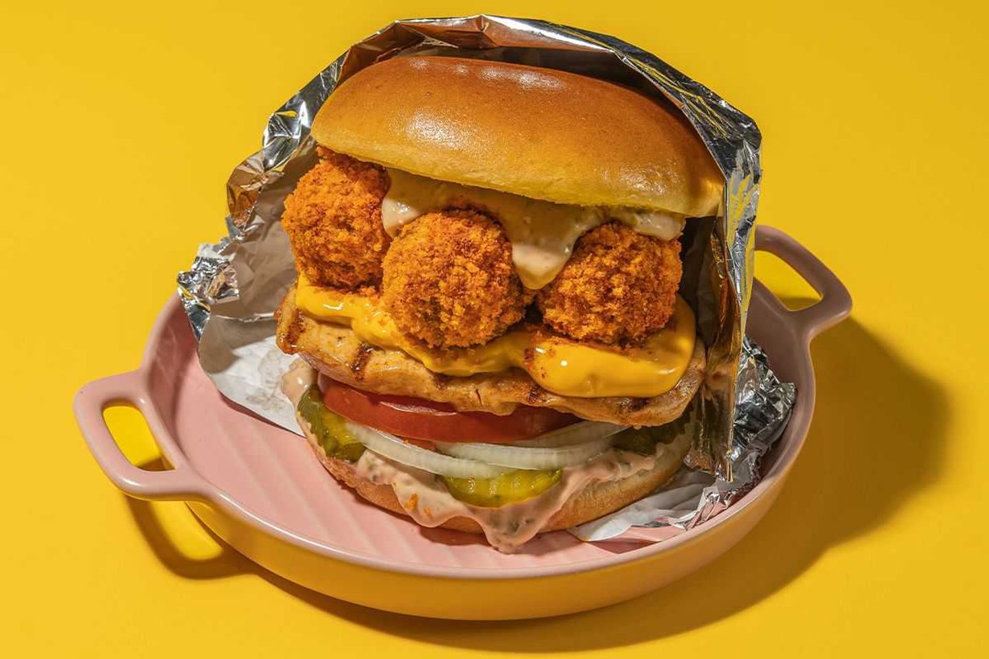 Queen Of Hearts Chicken Burger