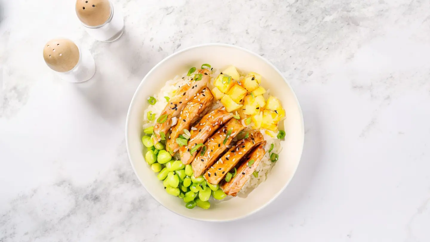 Tropic Teriyaki Pineapple Bowl