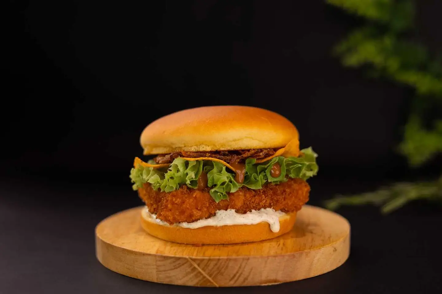 Bbq Ranch Chicken Burger
