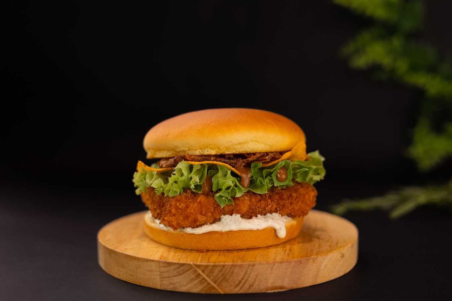 Bbq Ranch Chicken Burger