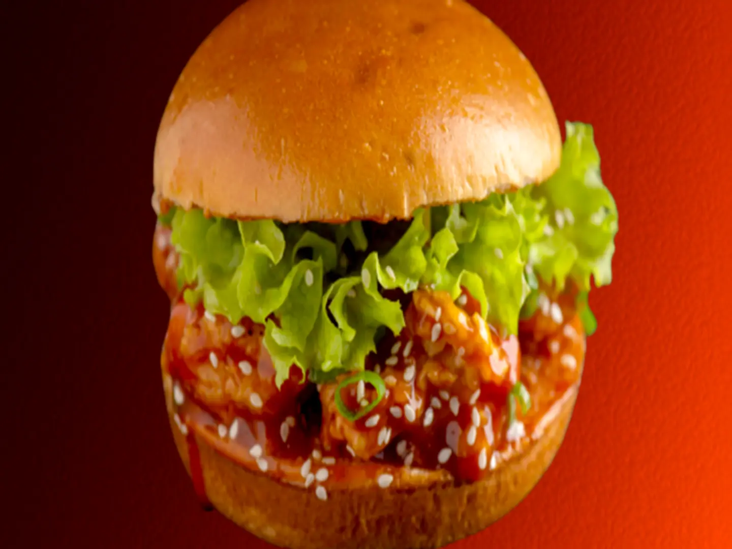 Buffalo Shrimp Burger