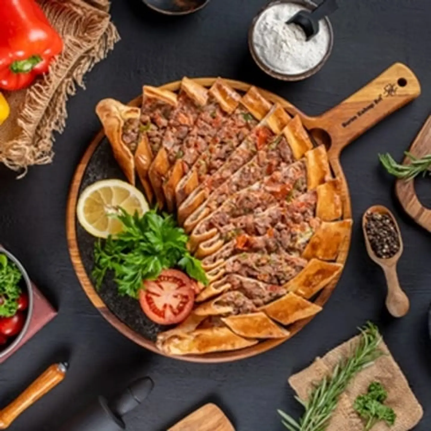 Pita With Ground Meat