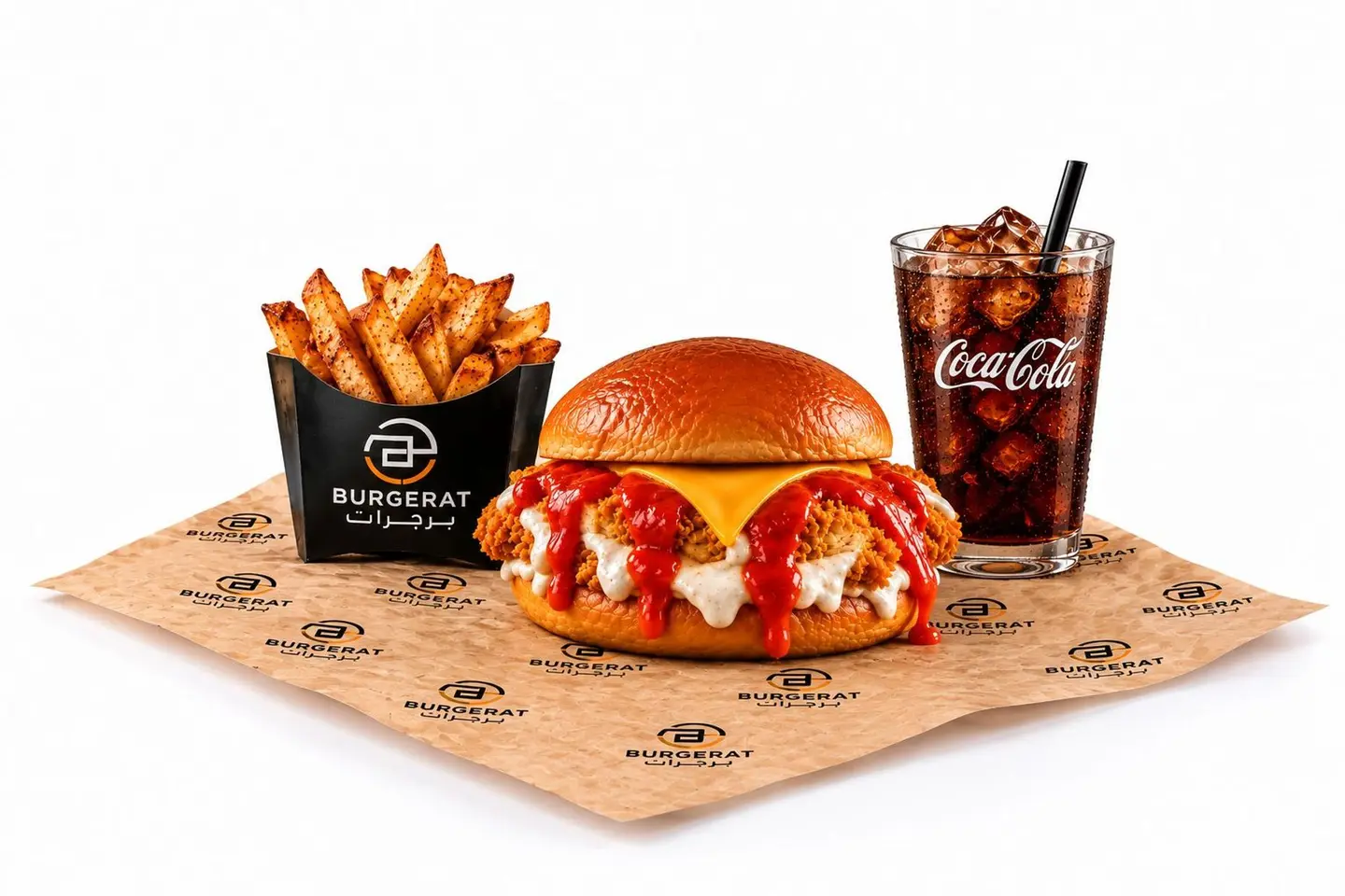 Maple G Chicken Burger Meal
