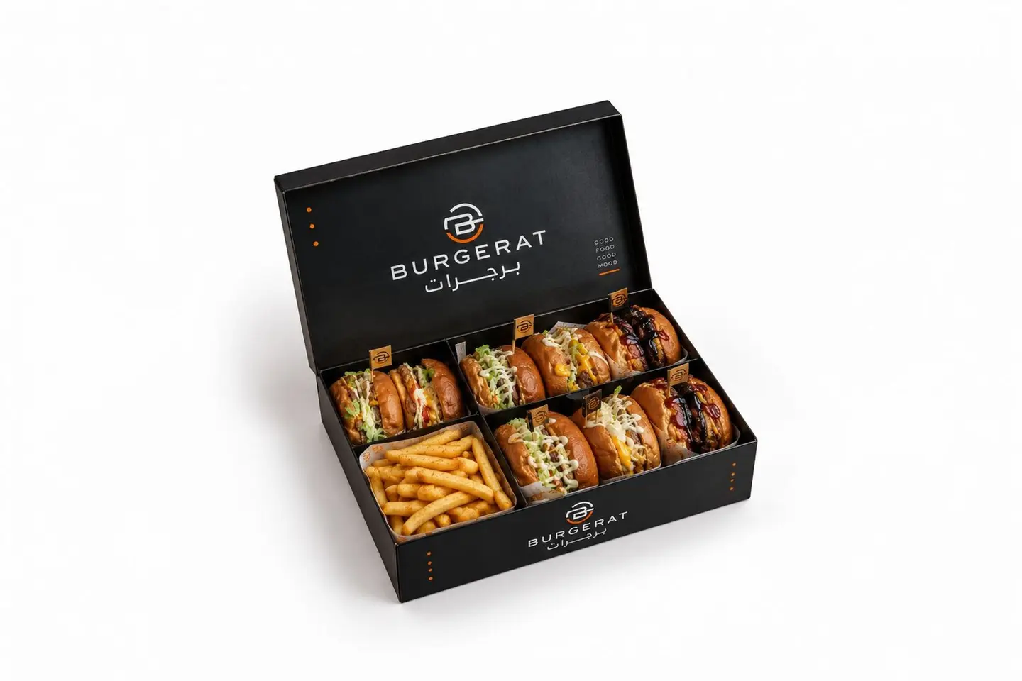 Gathering Box Of 8 Burgers