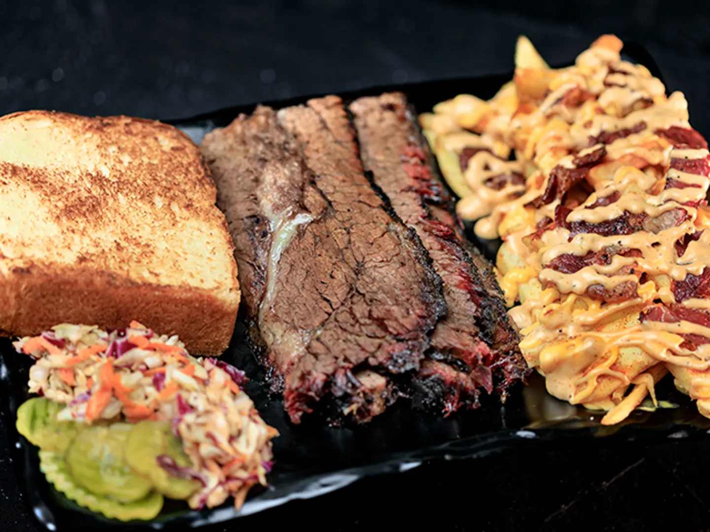 Smoked Brisket Slices Dish