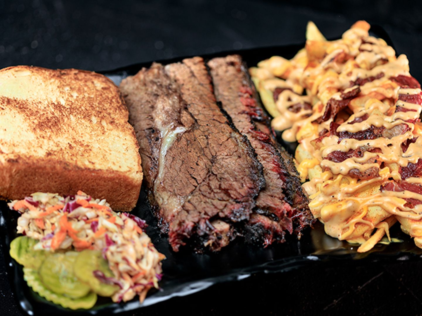 Smoked Brisket Slices Dish