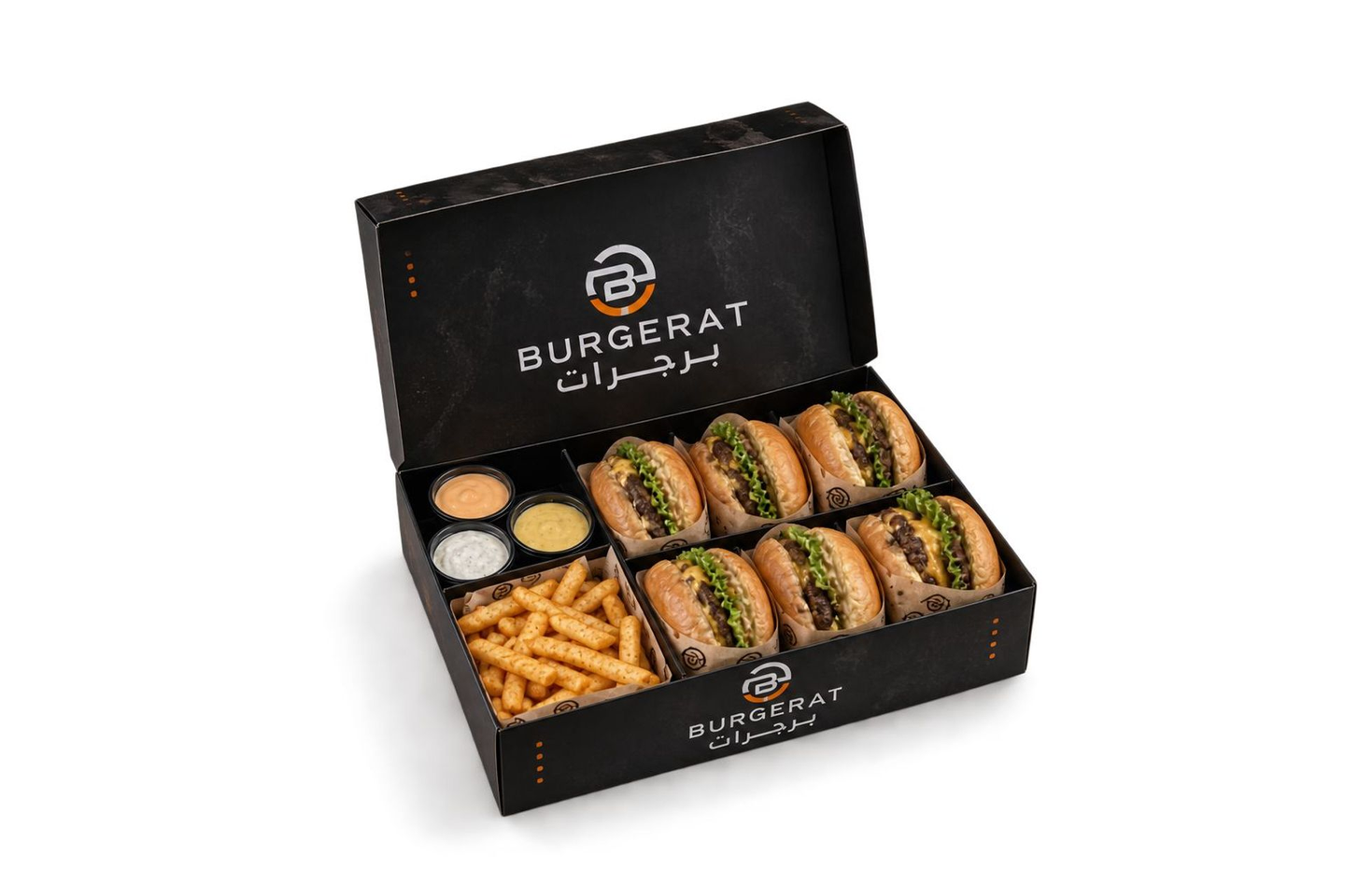 Gathering Box Of 6 Burgers