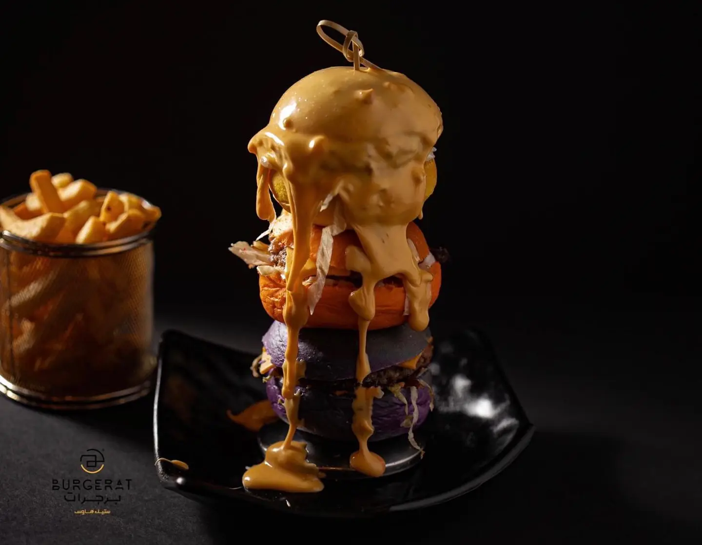Slider Burgerat Meat Sandwich