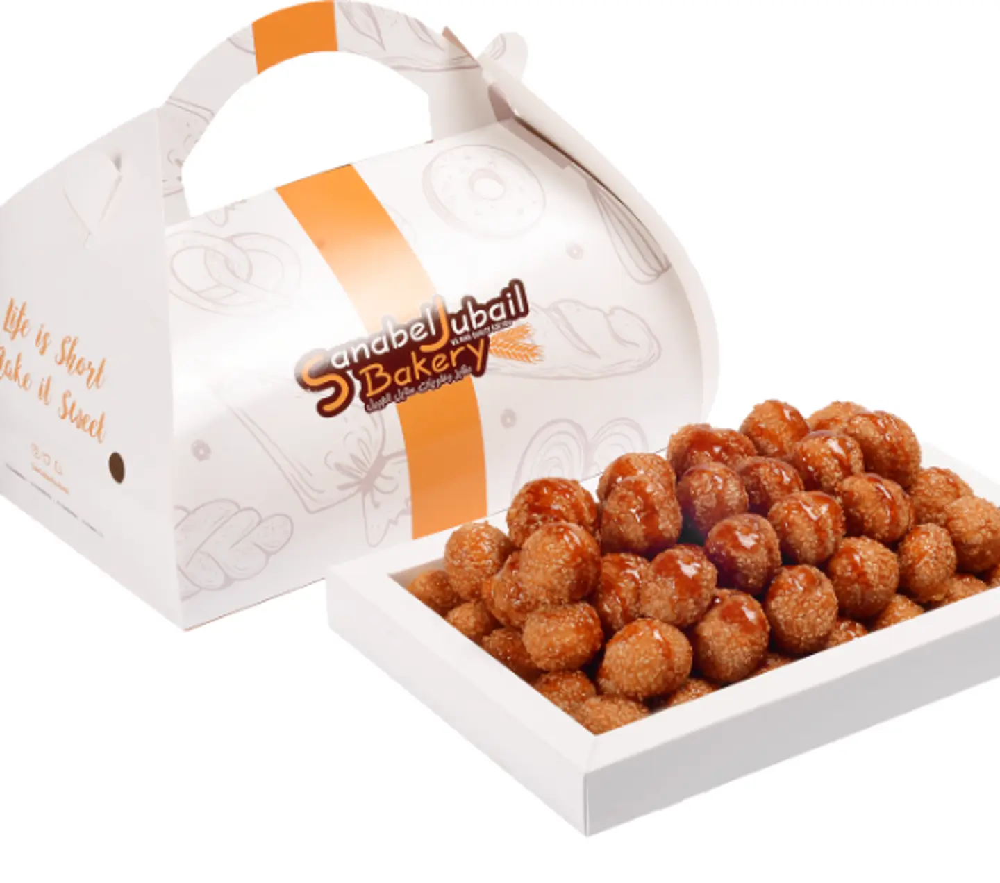 لقيمات بالسمسم محشية جبن