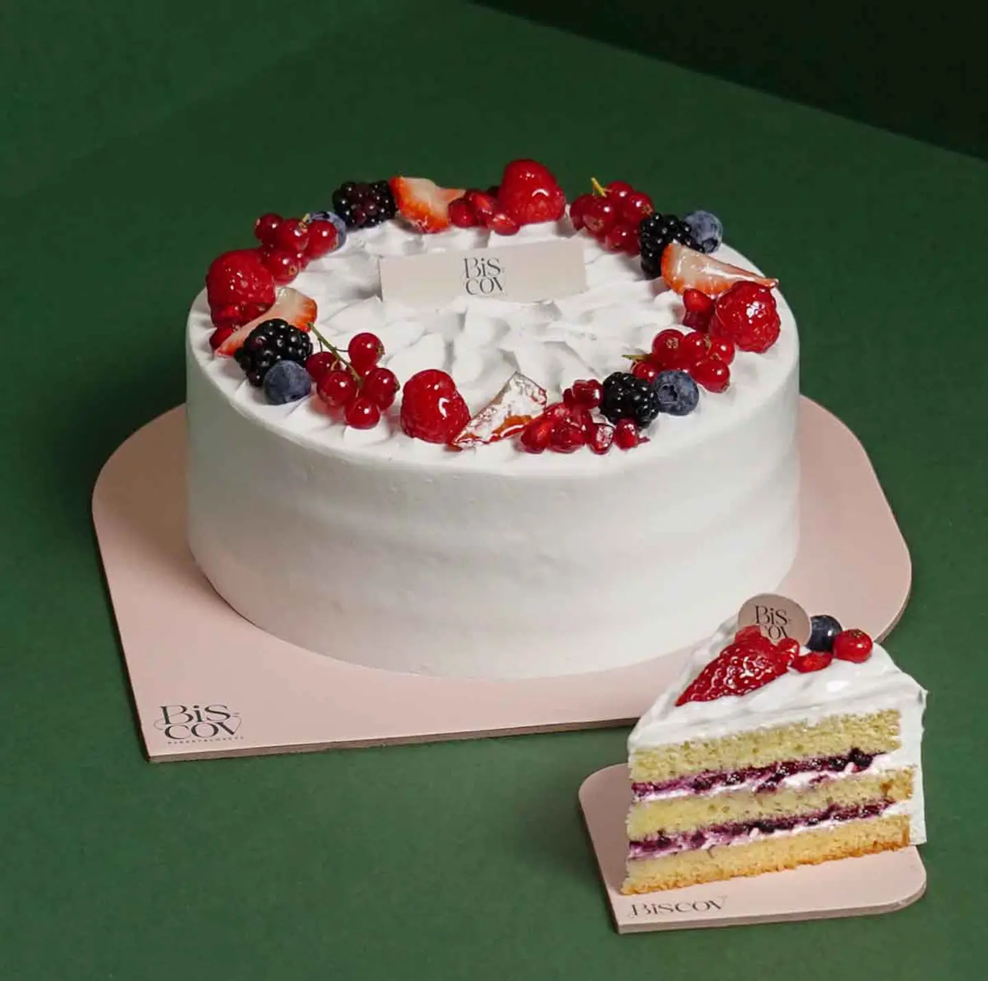 كيك ليمون بلوبيري