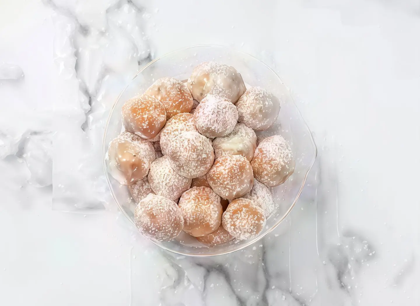 كرات دونات الثلج