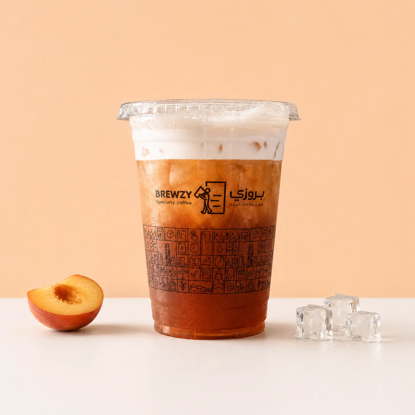 Cold Peach Tea