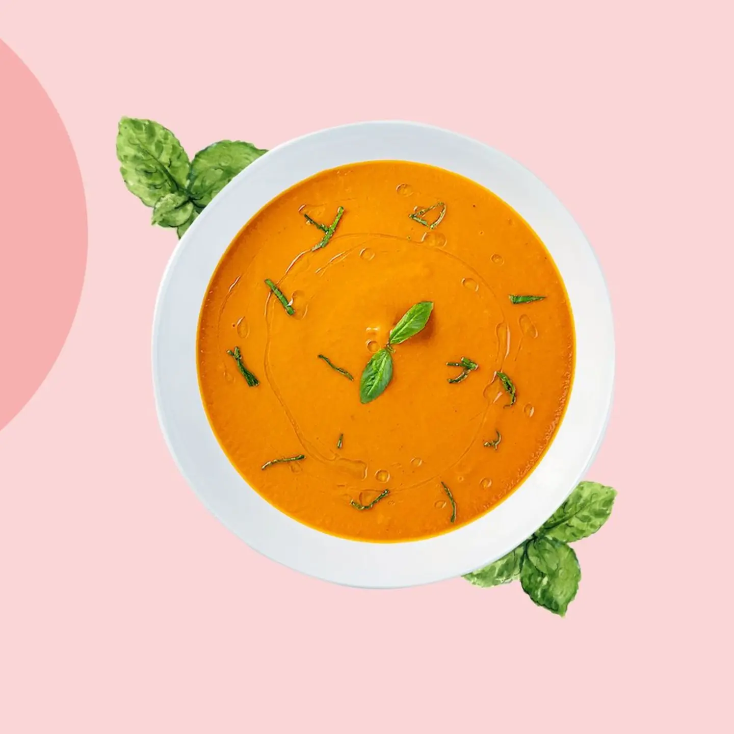 شوربة الطماطم الكريمية