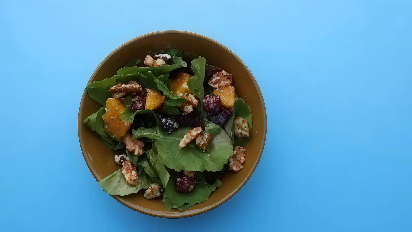 سلطة جرجير مع فيتا