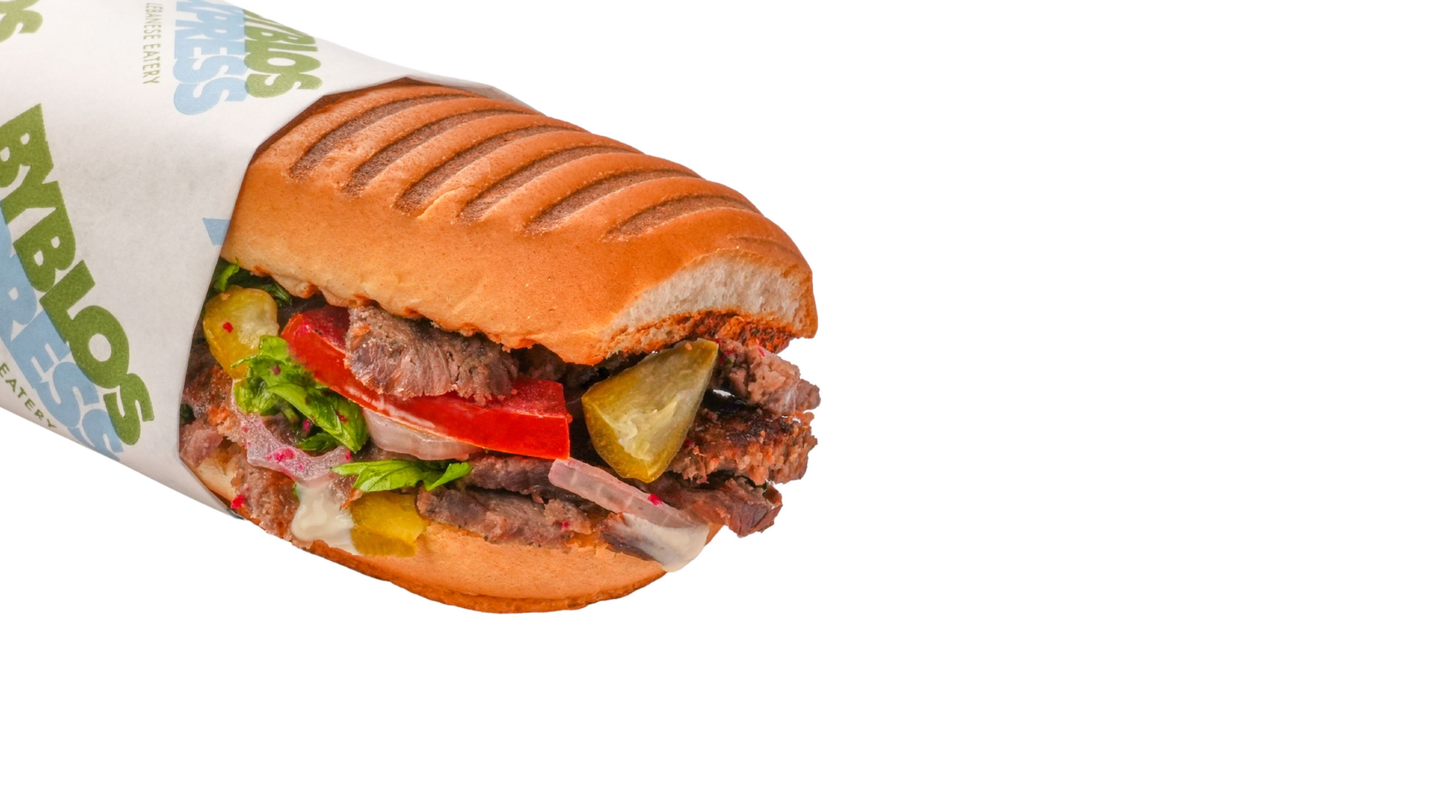 Shawarma Beef Samouli Bread