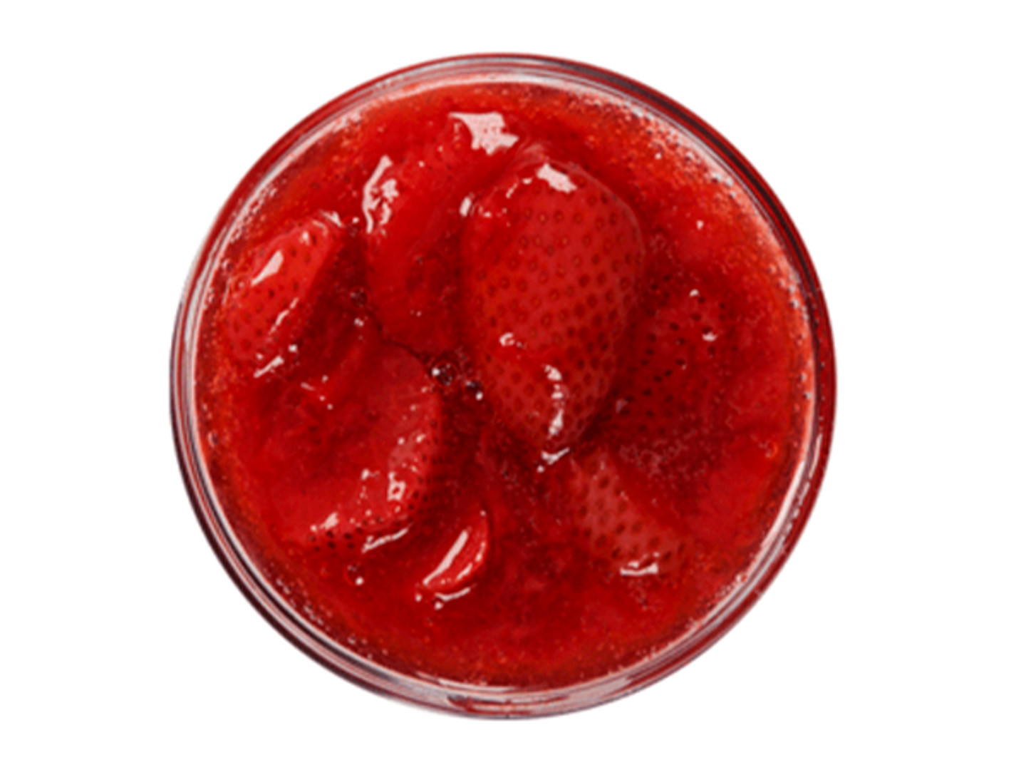 Strawberry Topping Large Cup