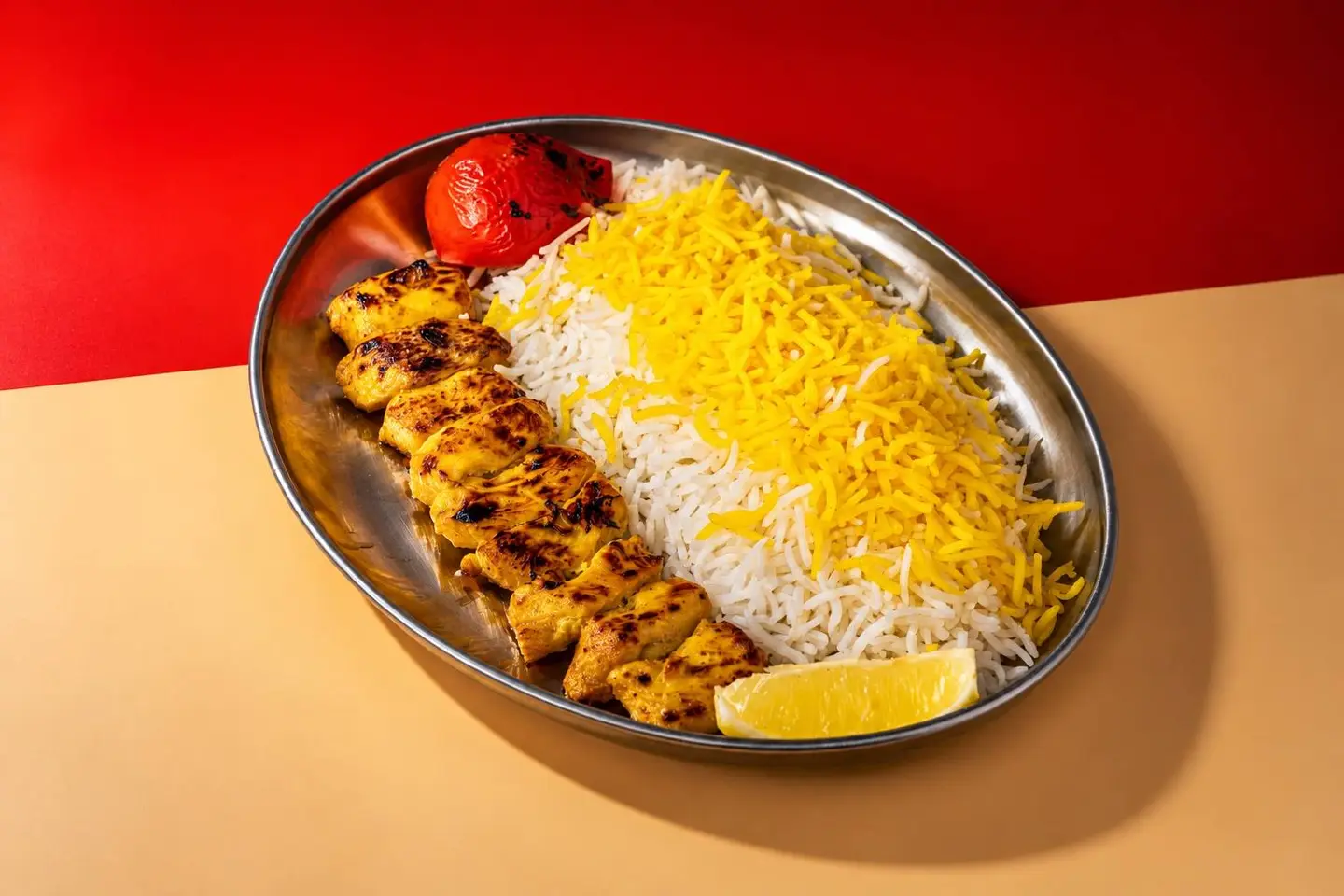 Chicken Joojeh With Rice