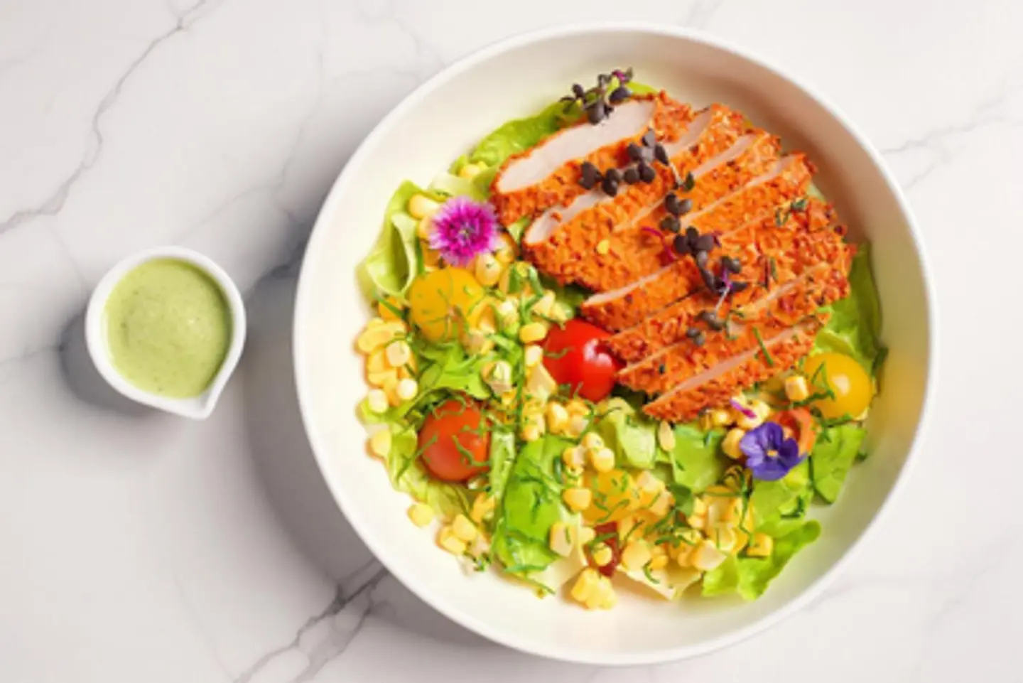 Crispy Chicken Salad