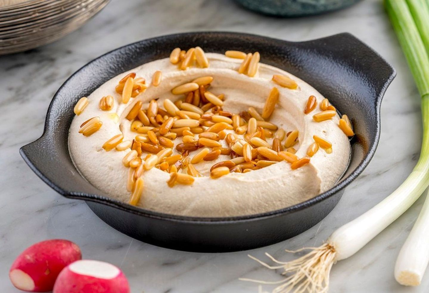 Hummus With Pine Nuts