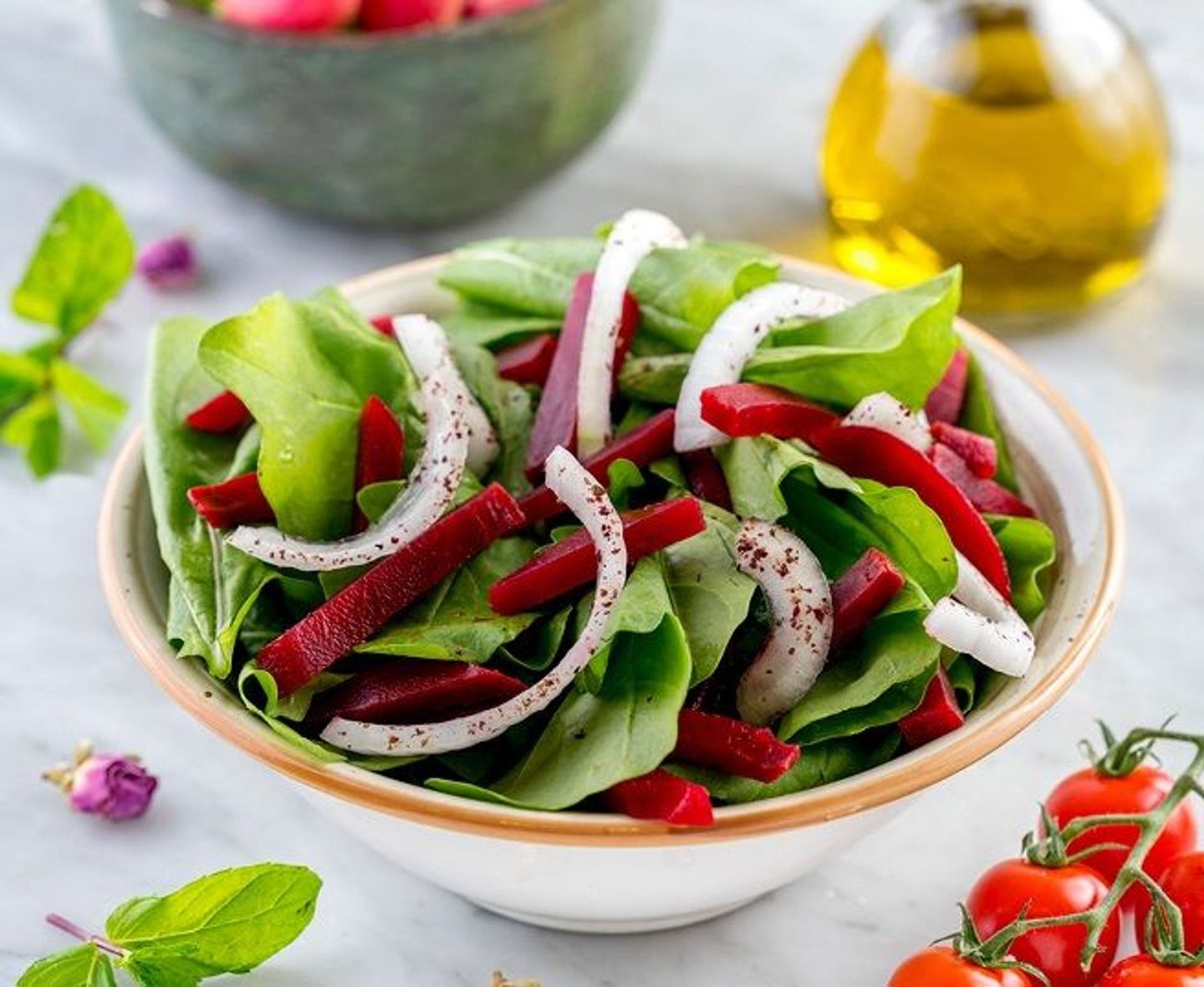 Rocket Leaves And Beetroot