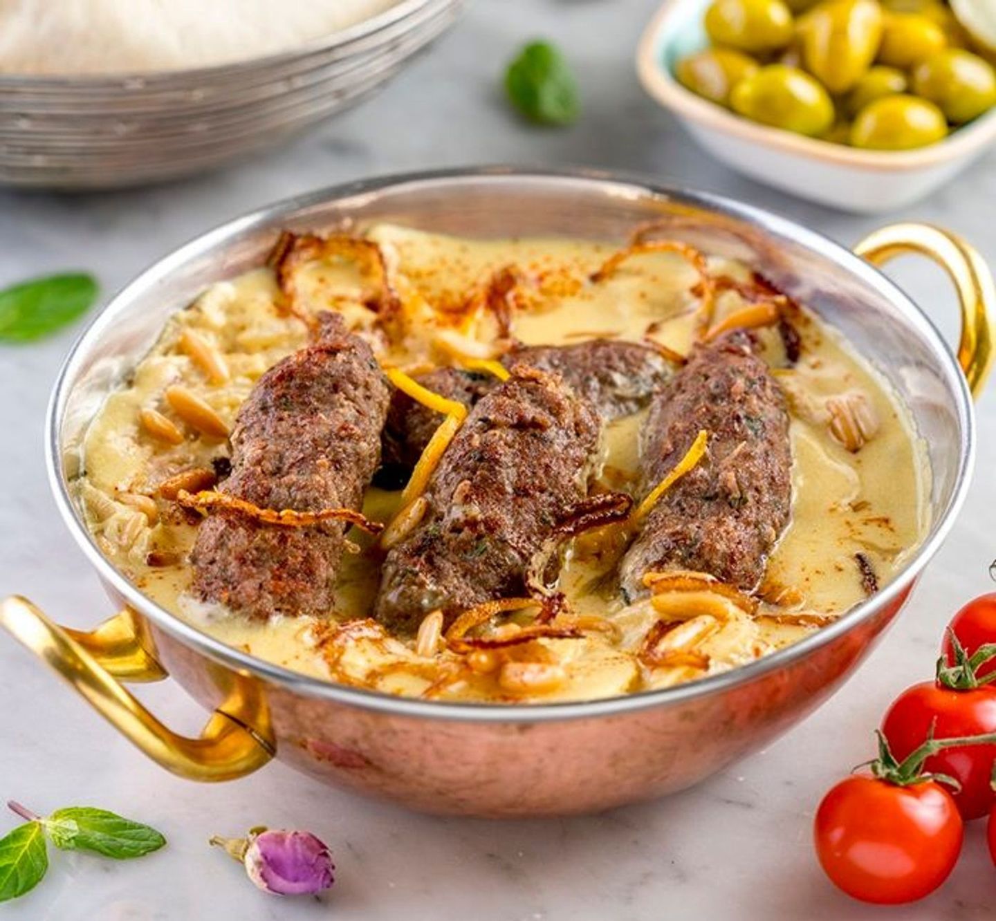 Kebab With Orange And Tahini