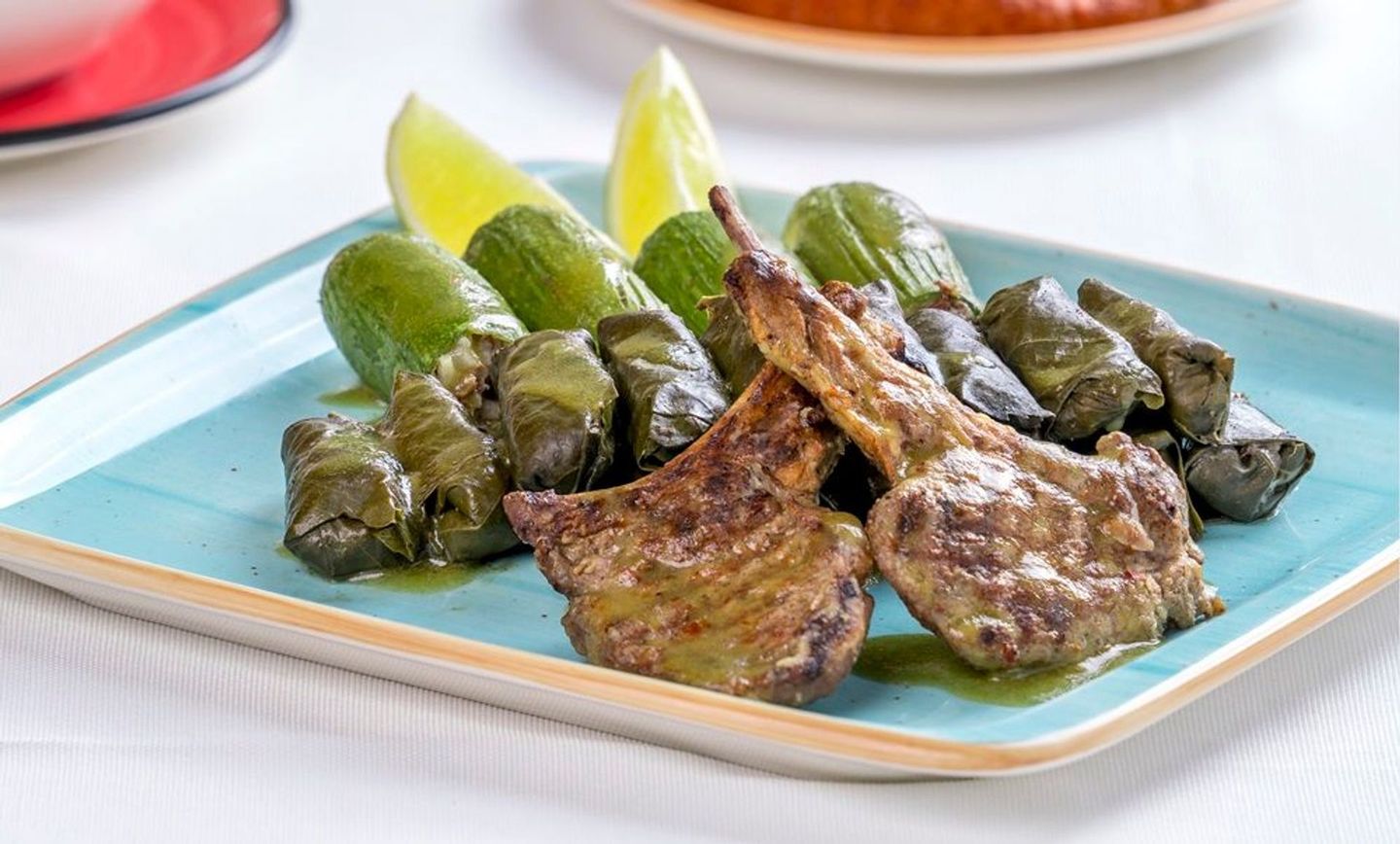 ورق عنب و كوسا