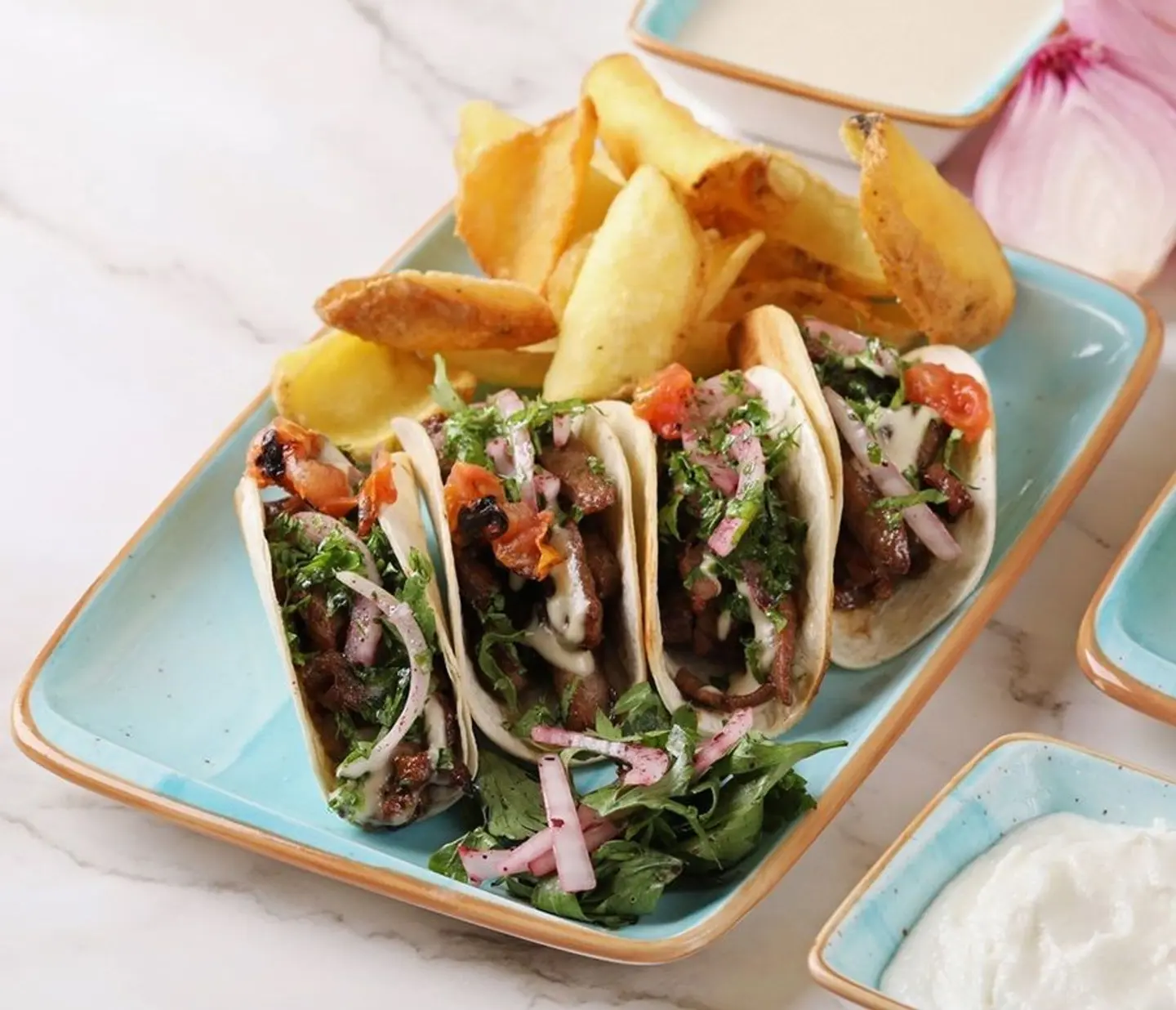 Beef Shawarma Tacos