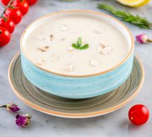 شوربة الدجاج بالكريمة