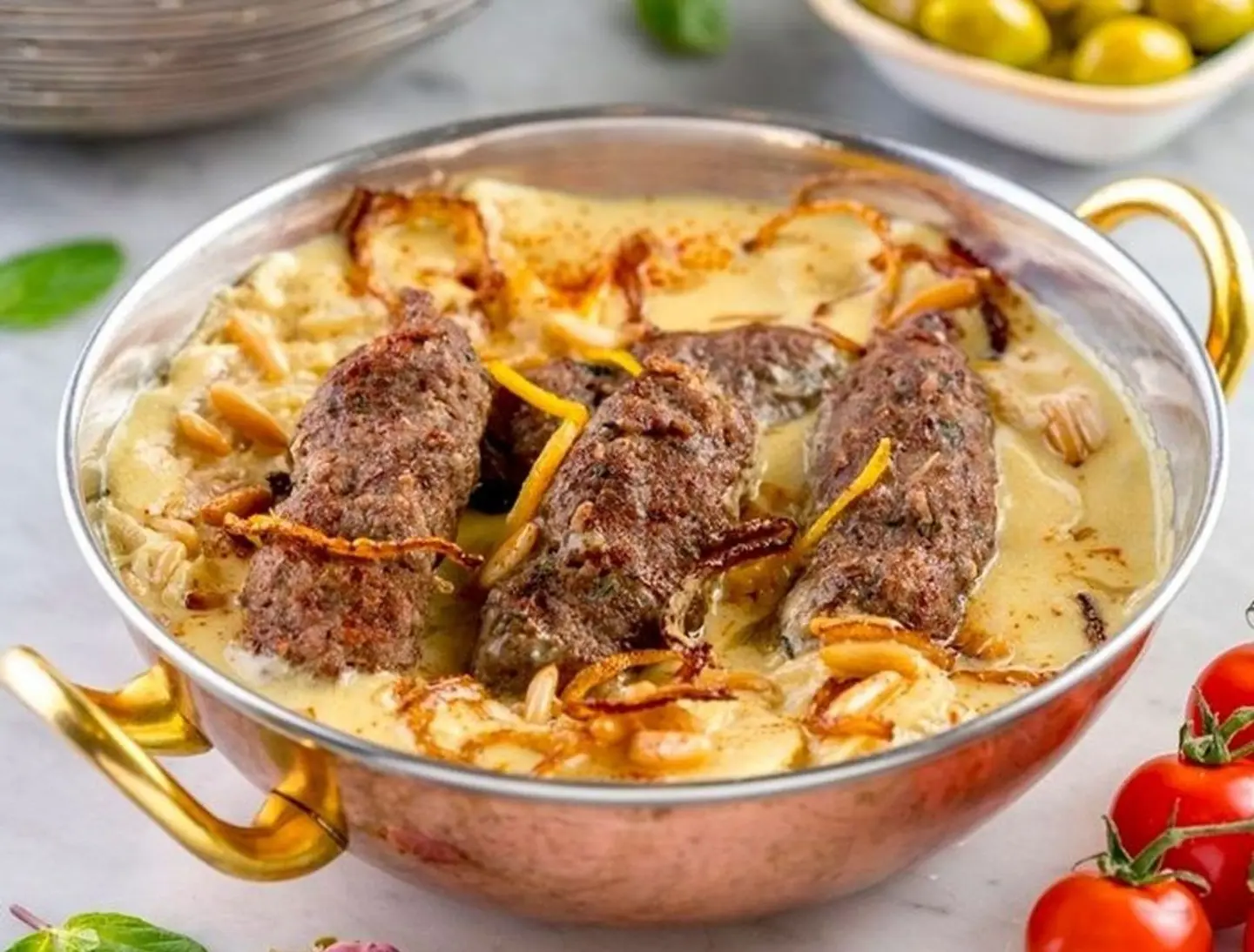 Kebab With Orange And Tahini
